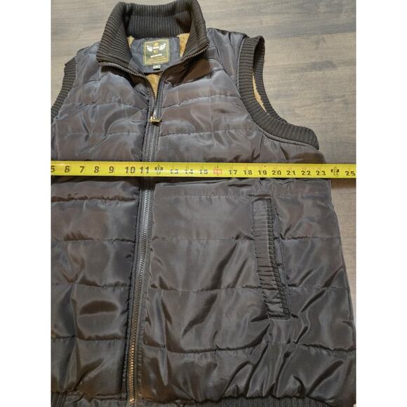 Cool Choice Men's Sz Large Black Puffer Vest Full Zip Activwear Classic Outdoors - Picture 9 of 9
